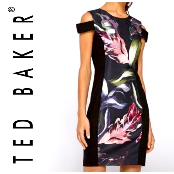 Ted Baker London Dresses & Skirts - Ted Baker Eden cold-shoulder bodycon dress